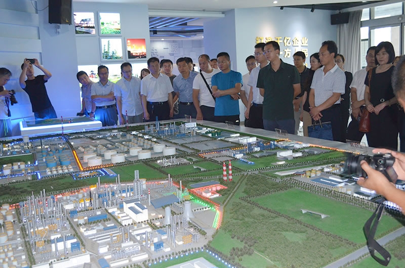 公司领导带领相关部室负责人到东明石化集团参观学习集中培训