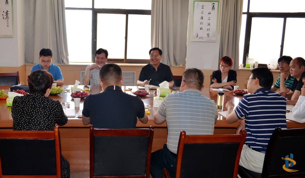 市国资委领导吕洪运及市国投集团领导付家卿一行到公司调研指导工作