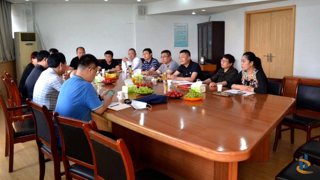 市国资委领导吕洪运及市国投集团领导付家卿一行到公司调研指导工作