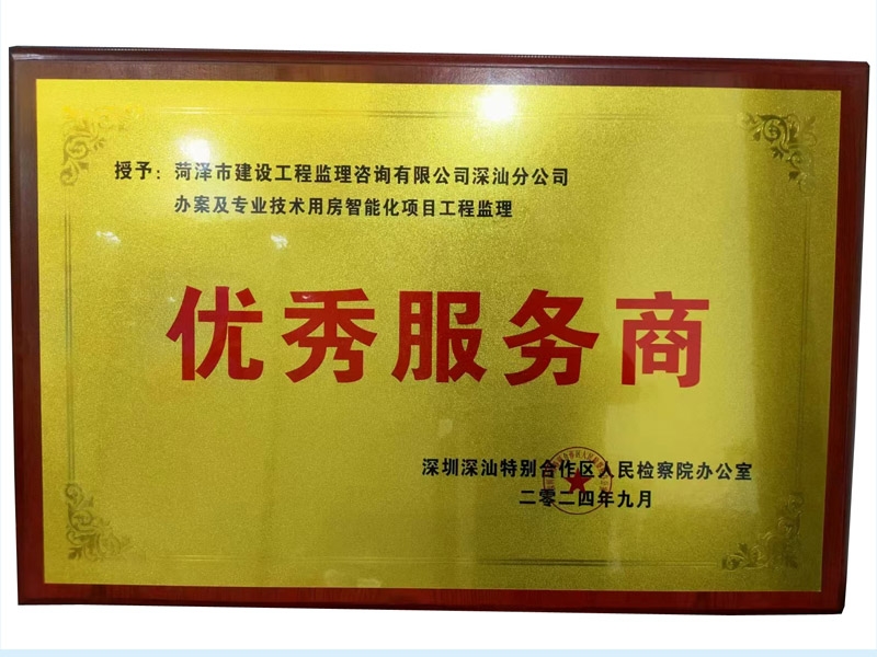 优 秀服务商